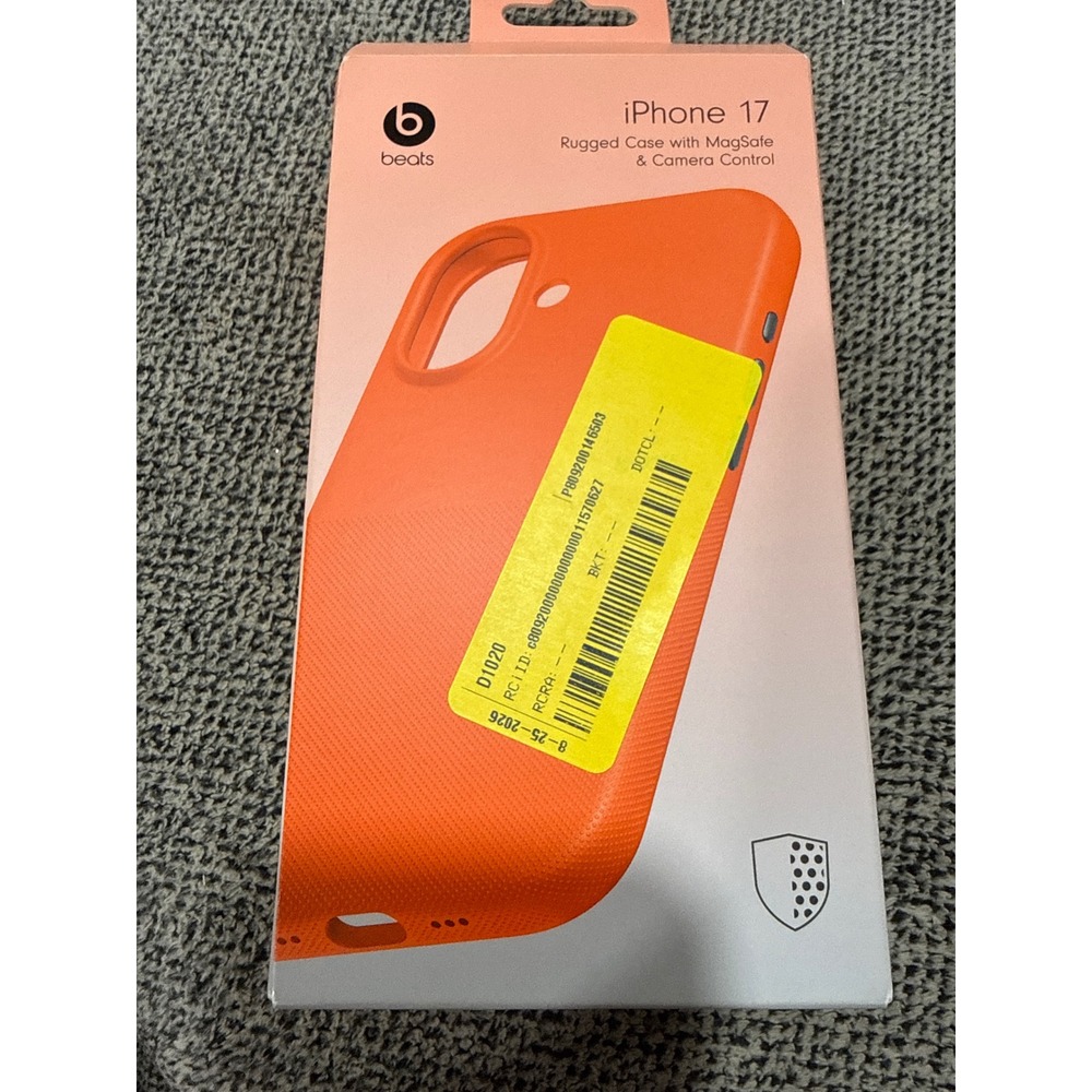 Beats iPhone 17 Rugged Case with MagSafe & Camera Control Orange MGK14LL/A
